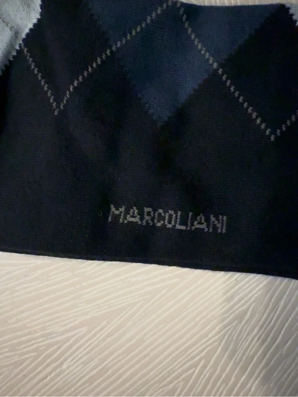 Marcoliani Milano Luxury Pima Cotton Argyle Dress Socks 2 Pair Set NWT